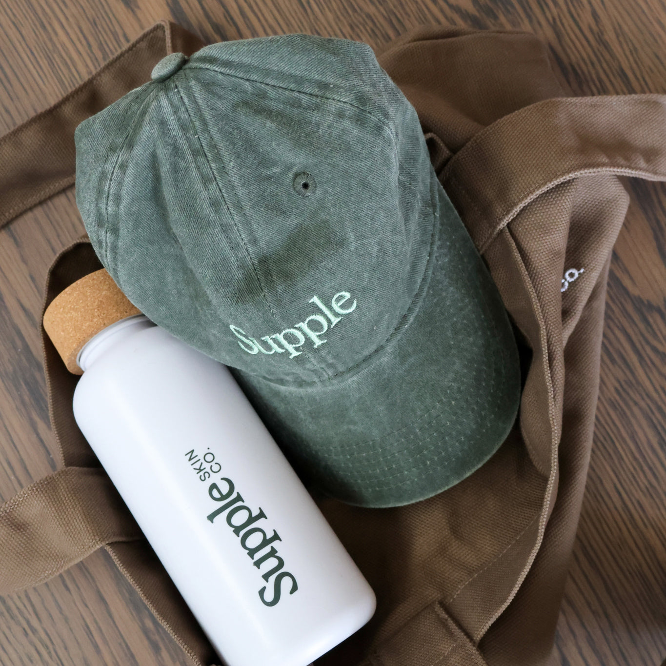 Supple Washed Khaki Vintage Cap