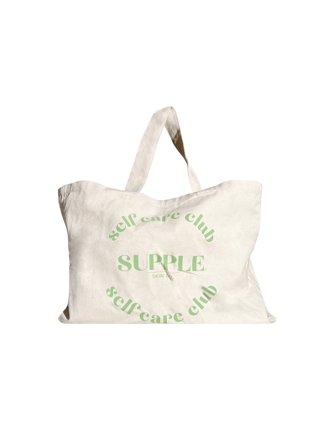 Supple Self Care Club Canvas Oversized Tote