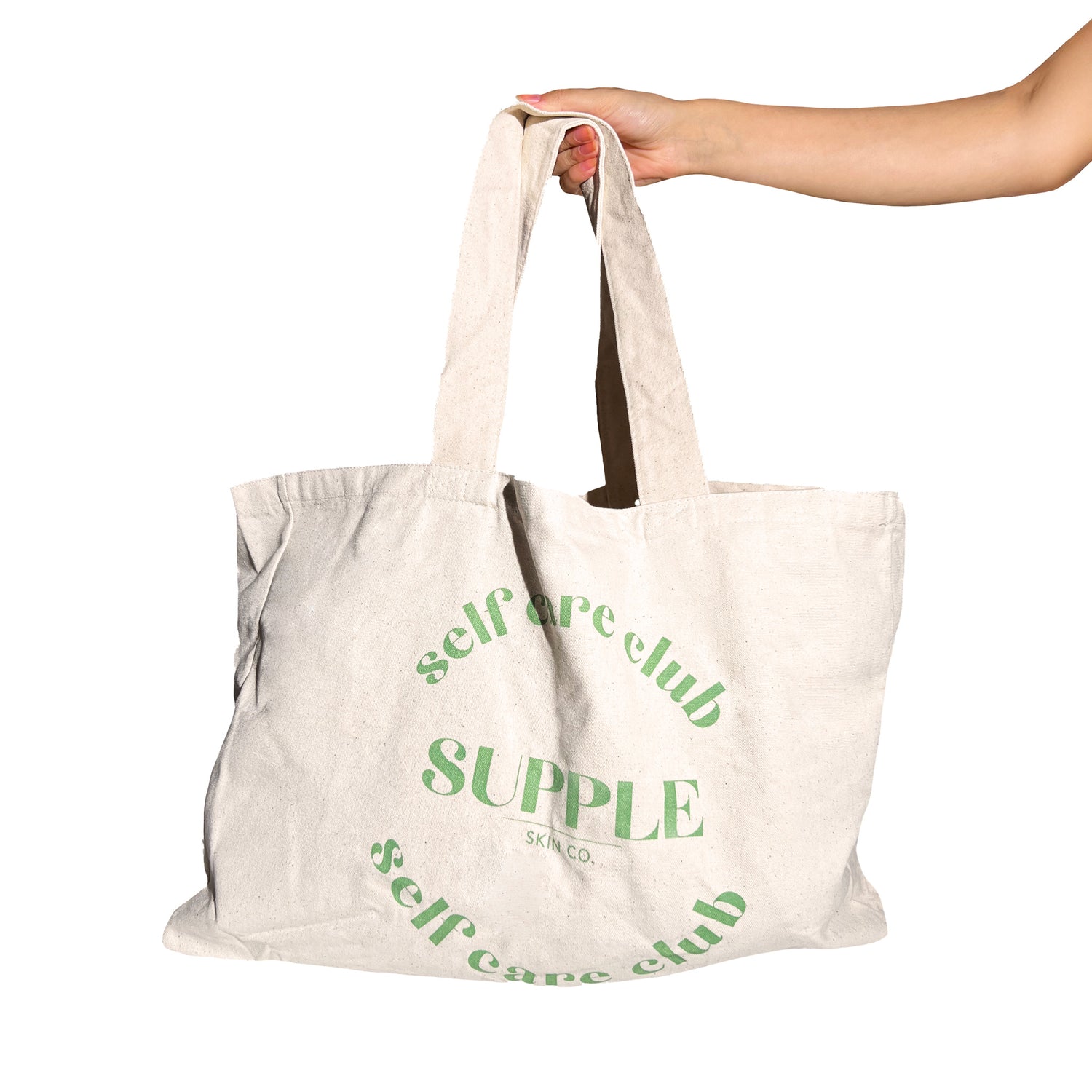Supple Self Care Club Canvas Oversized Tote