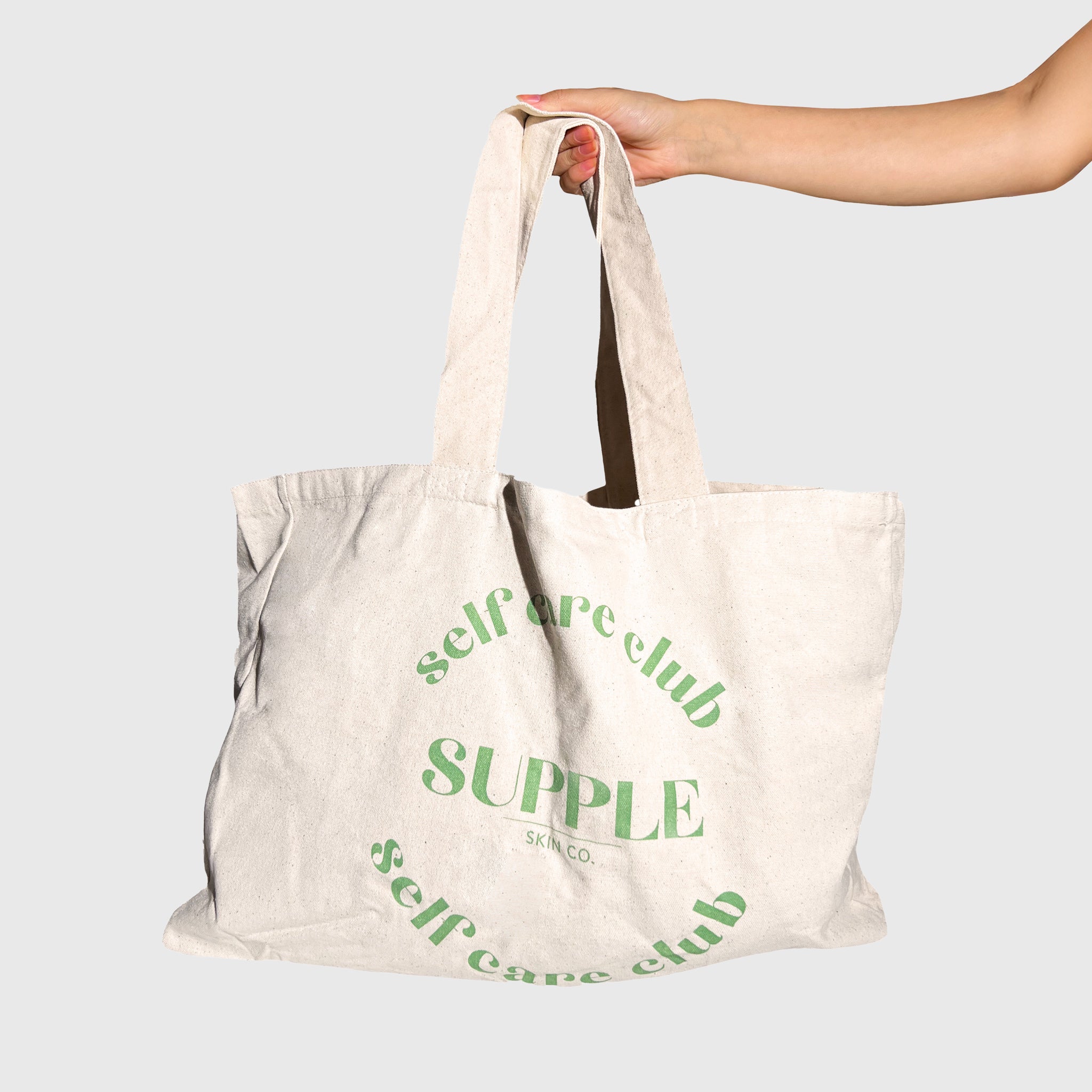 Self Care Club Canvas Tote